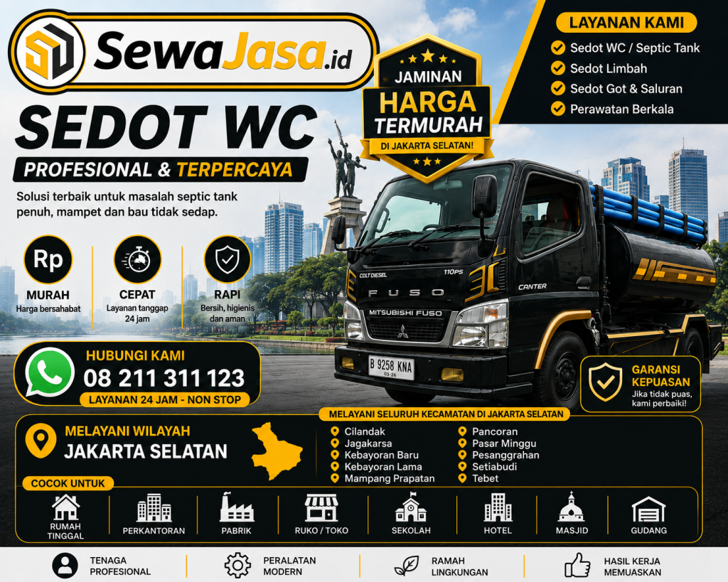 Sedot WC jakarta Selatan
