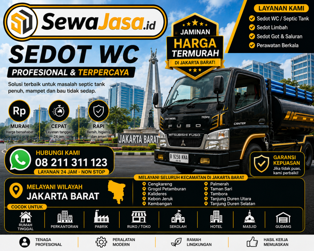 Sedot WC jakarta Barat